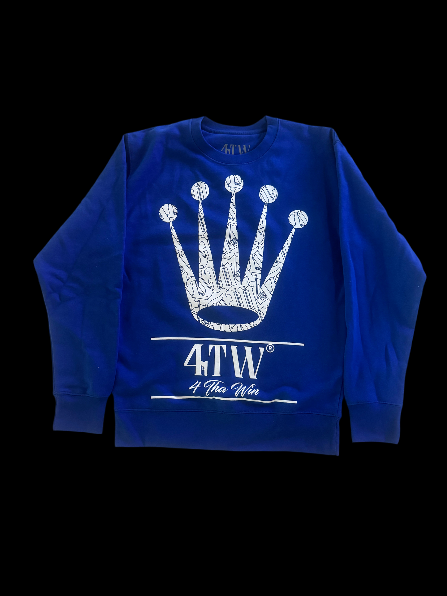 Blue 4thawin Rolex crewneck