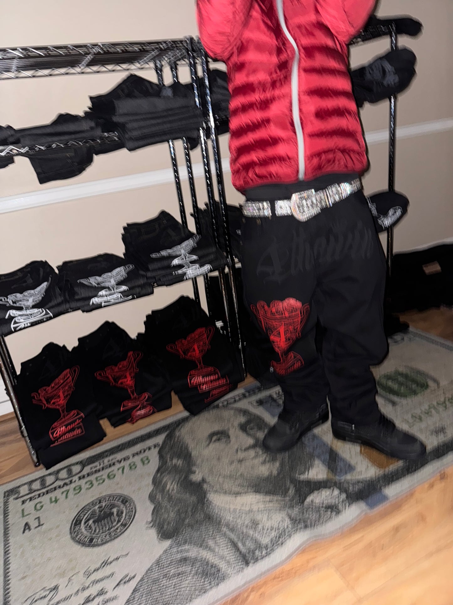 4TW TROPHY JEANS - RED