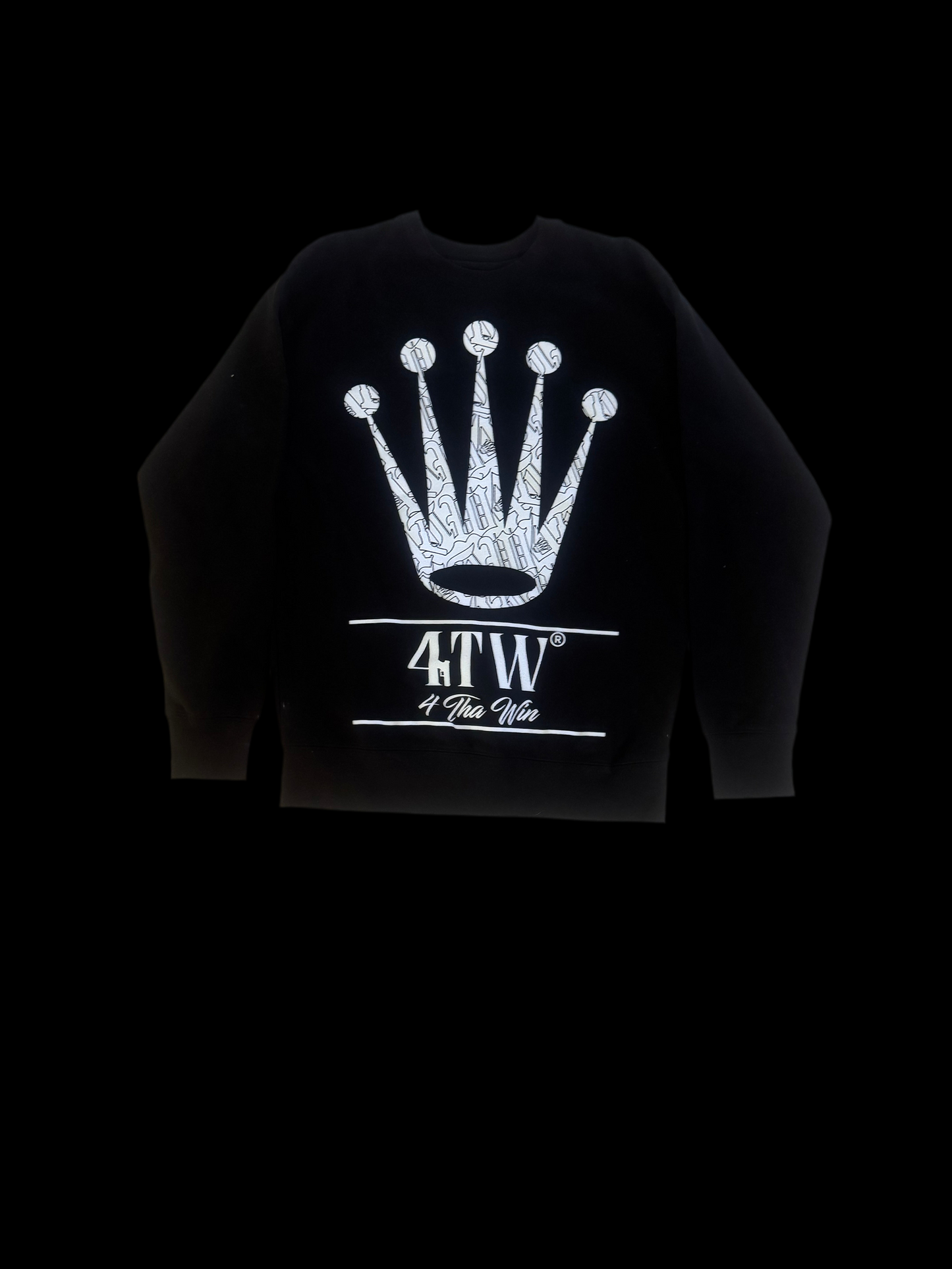 Black 4thawin Rolex crewneck