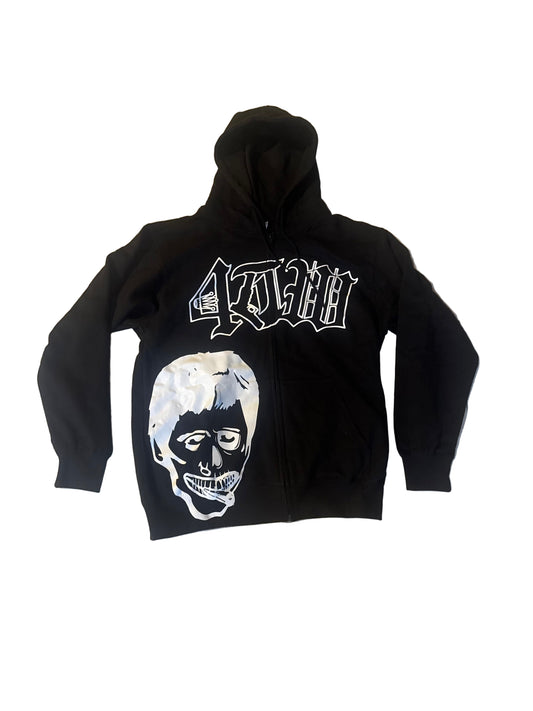 SCARFACE ZIP UP BLACK