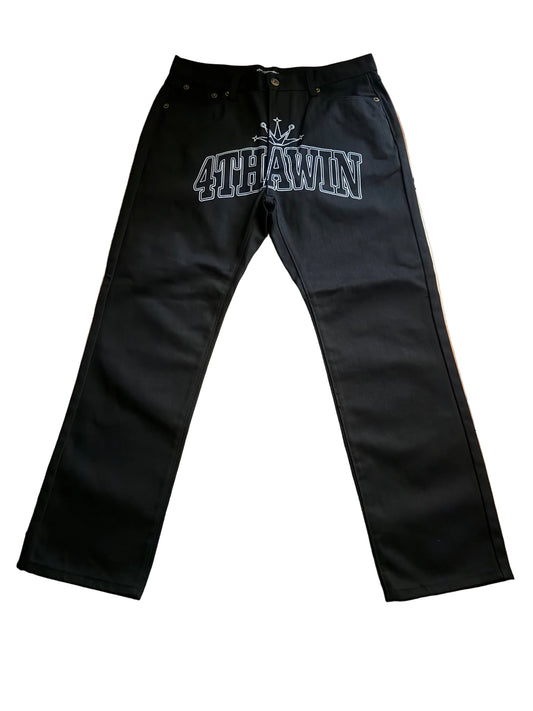 4THAWIN JEANS BLACK