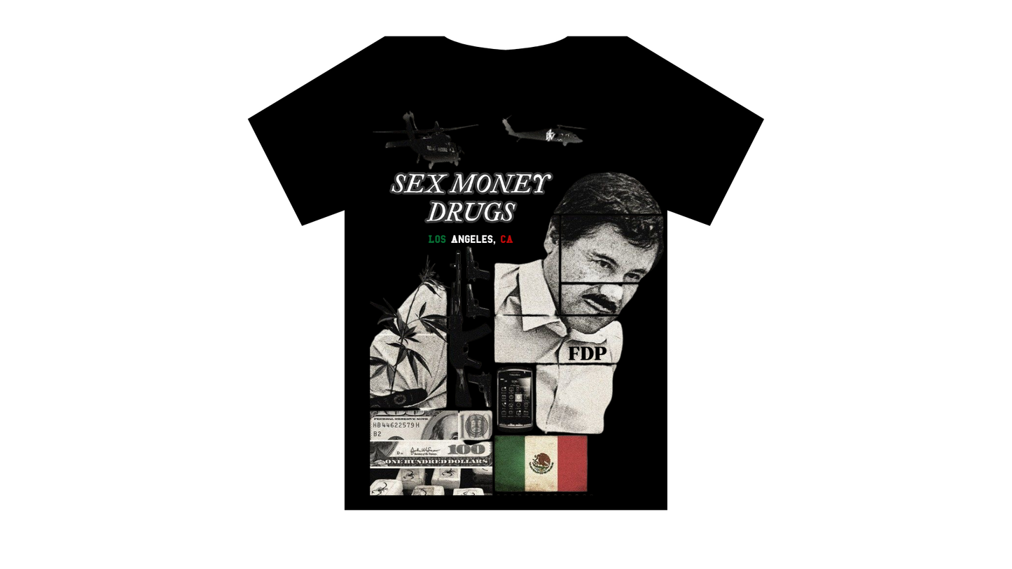 S3X, MONEY, DRUGS, FDP X 4THAW1N SHIRT