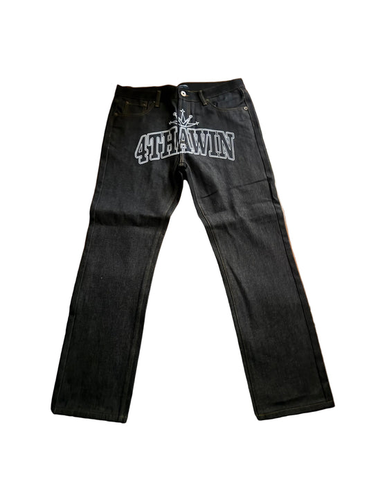 4THAWIN CHARCOAL JEANS